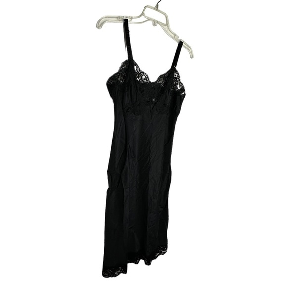 Vintage Black Nylon Full Slip - Picture 4 of 6